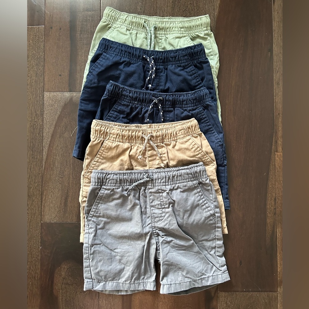 SOLD - 5 toddler boy Cat & Jack pull on shorts